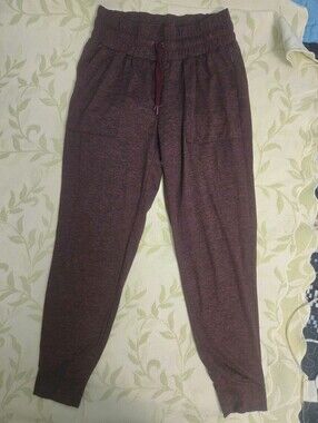 Mondetta Women's Maroon Jogger Pants  Size S